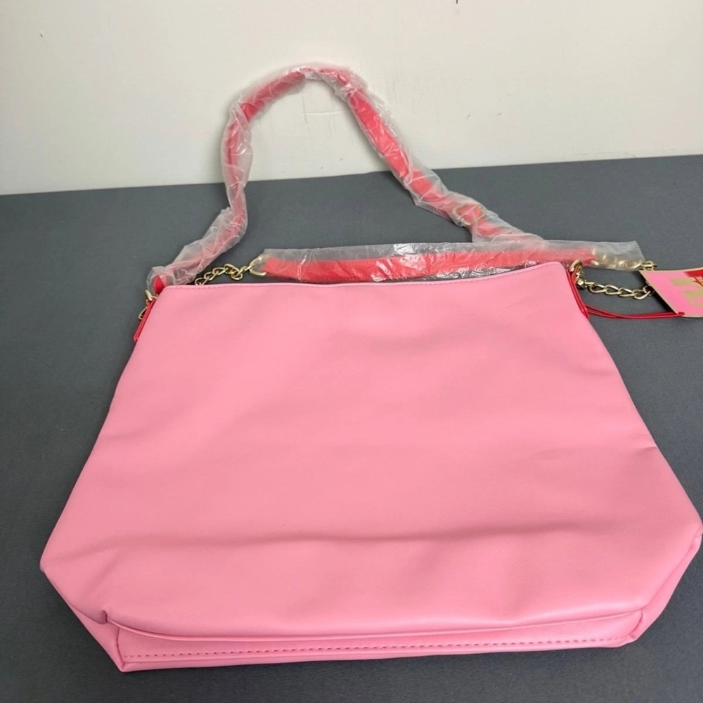 NWT Juicy Couture Pink and Orange Shoulder Bag - Picture 9 of 10